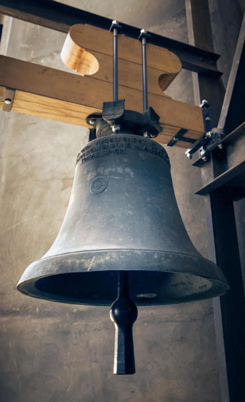 Eine Fotografie der Glocke Heiliger Joseph.