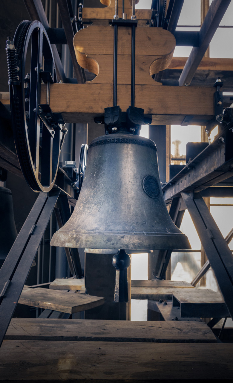 A photograph of the ‘St. Clement Mary Hofbauer’ bell.