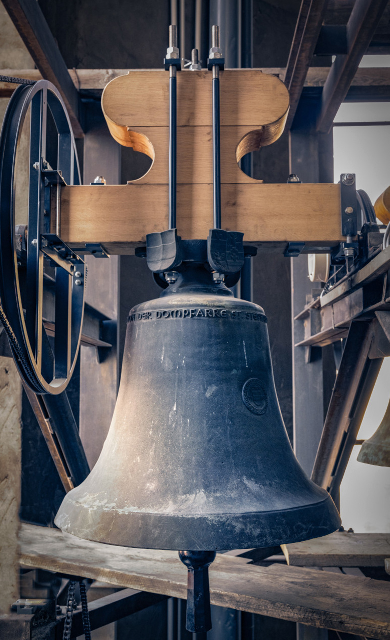 Eine Fotografie der Glocke Hl. Pius X.